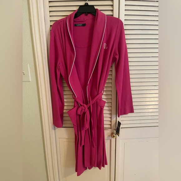 Ralph Lauren Other - Pink Ralph Lauren Robe Size Small New With Tags